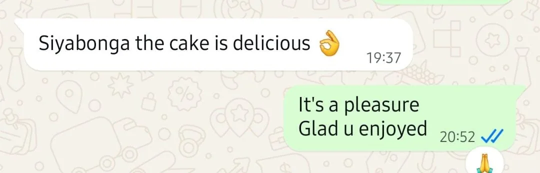 Customer feedback screenshot 3